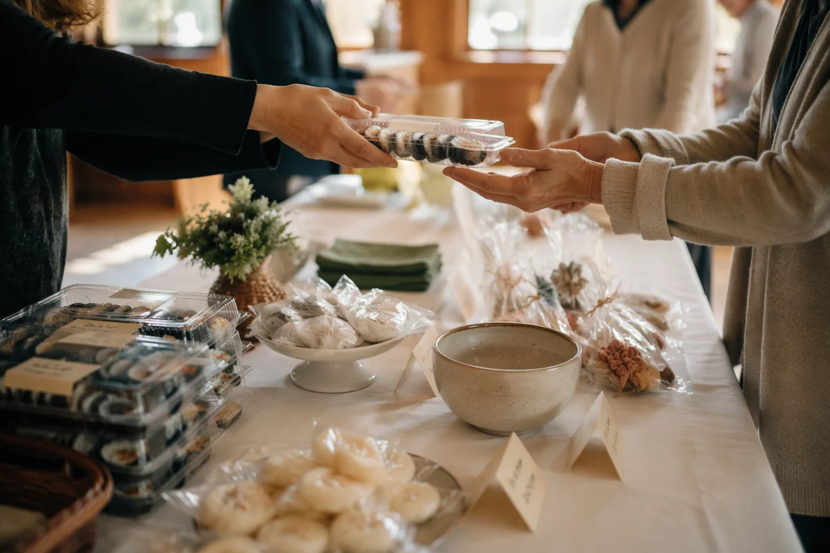 Korean Church Mission Fundraiser Table