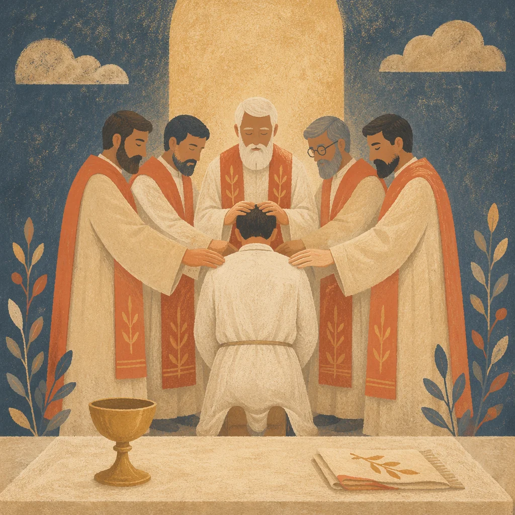 Korean Church Ordination Laying on of Hands