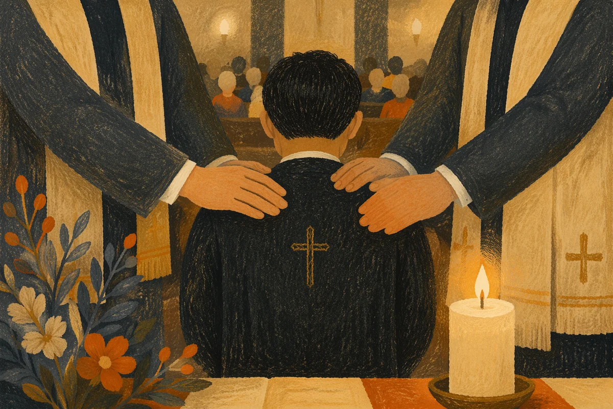 Korean Ordination Prayer With Laying Hands