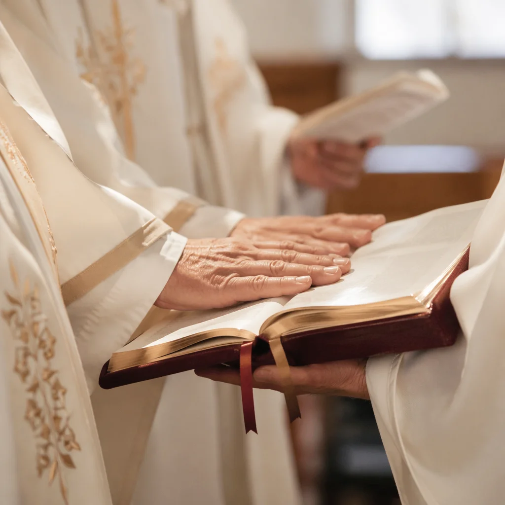 Korean Church Ordination Prayer Over Scripture