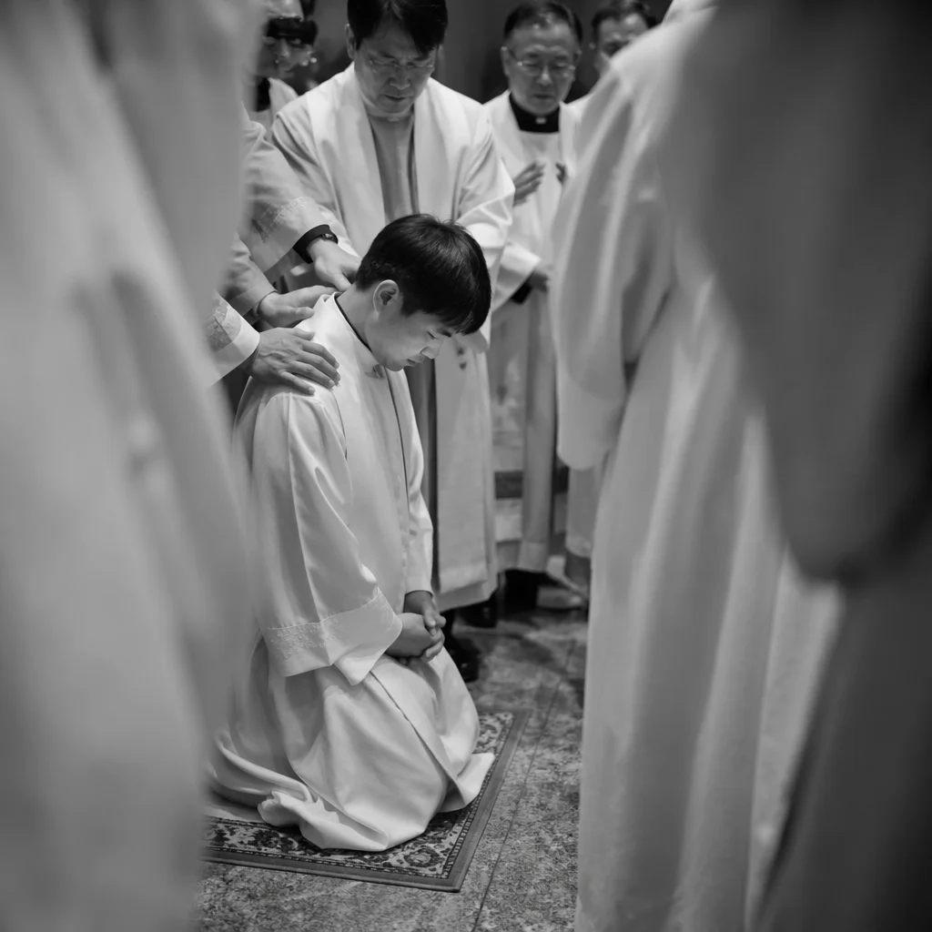 Korean Church Ordination Prayer with Laying Hands