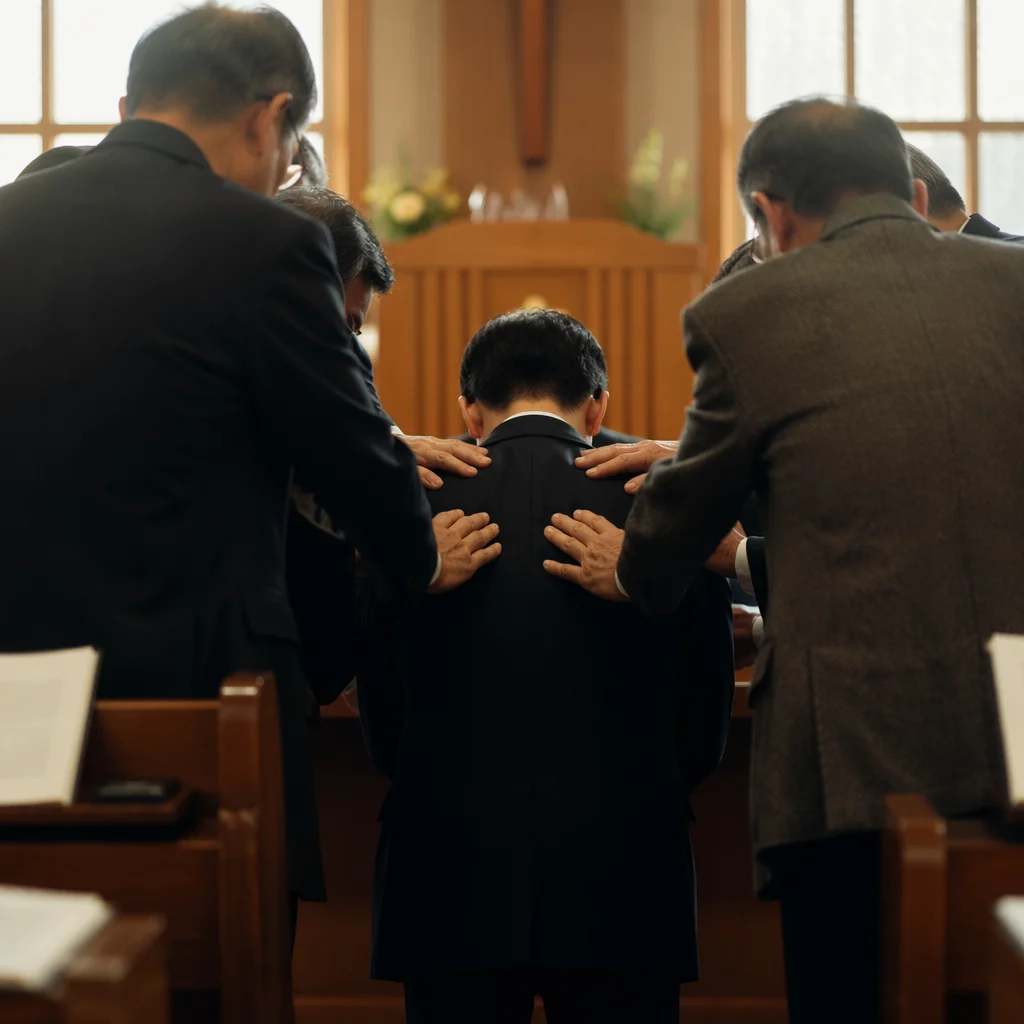 Korean Church Ordination Laying On Hands