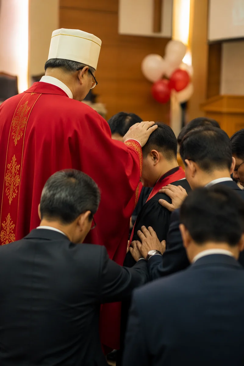 Korean Church Ordination Prayer Ceremony