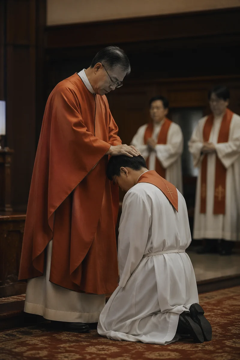 Pastor Ordination Laying on Hands Ceremony