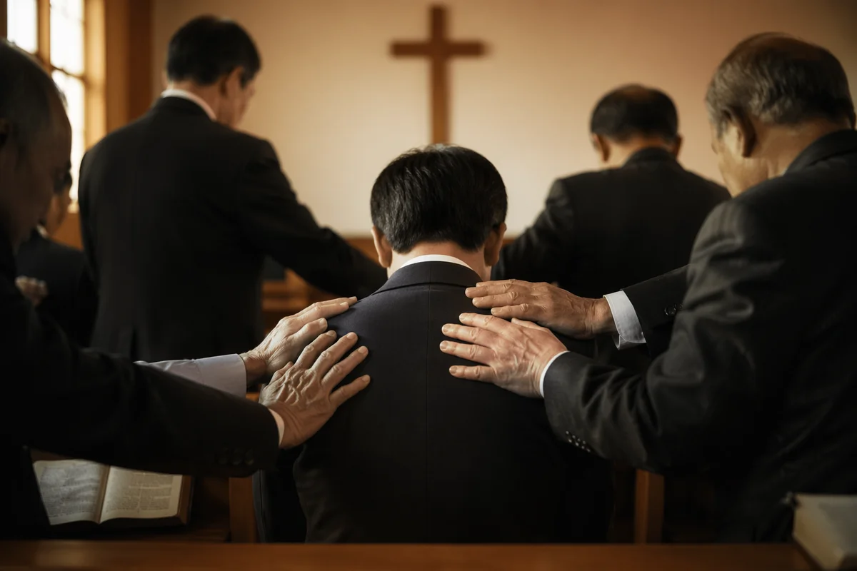 Korean Church Ordination Prayer Ceremony