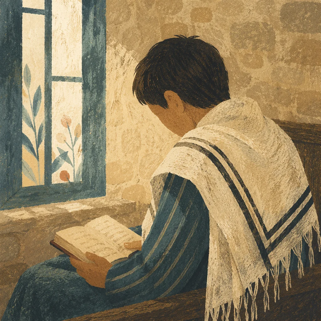 Quiet Prayer Shawl Devotion in Korean Church