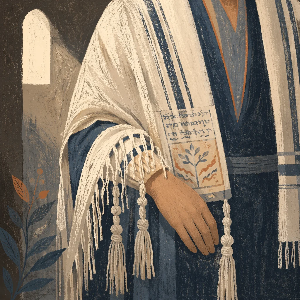 Prayer Shawl in Korean Church Room