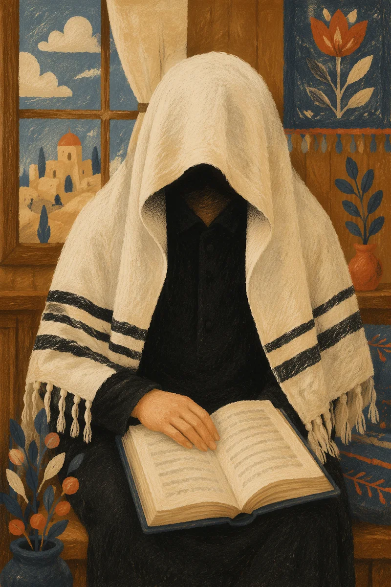 Tallit Prayer Shawl in Korean Church