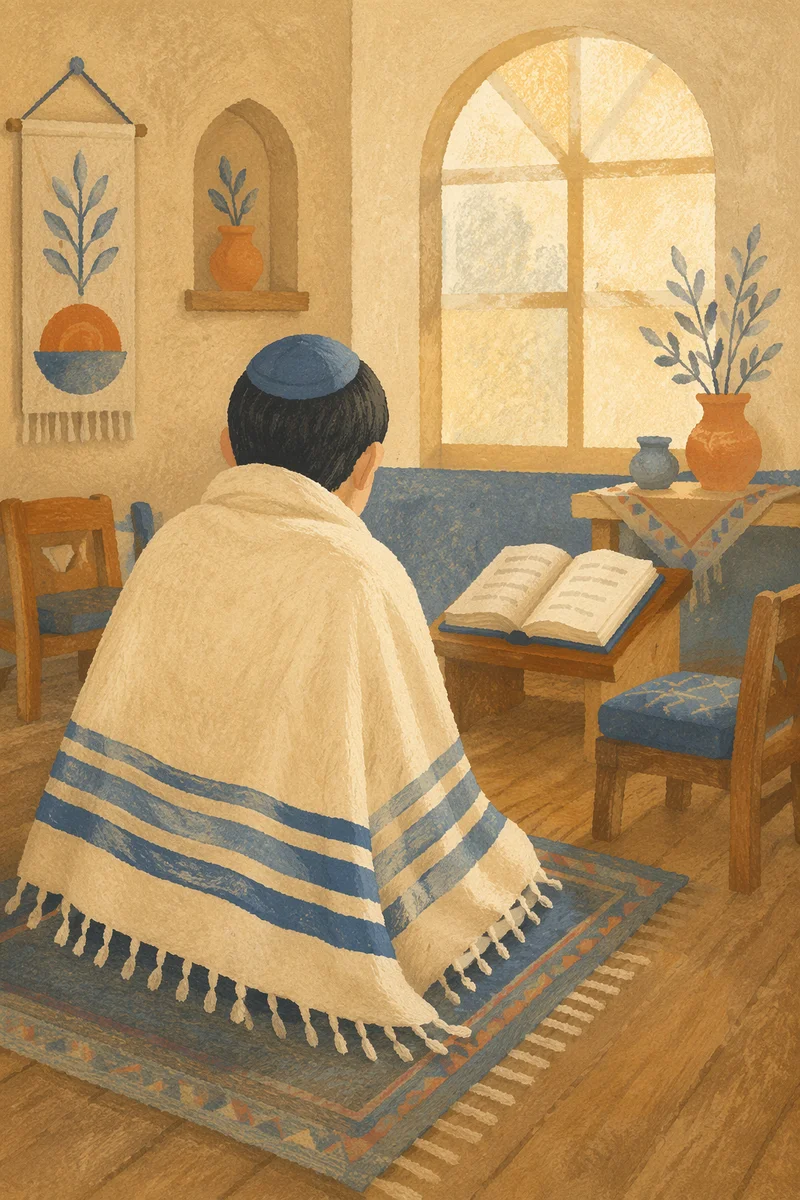Prayer Shawl in Korean Dawn Prayer Room