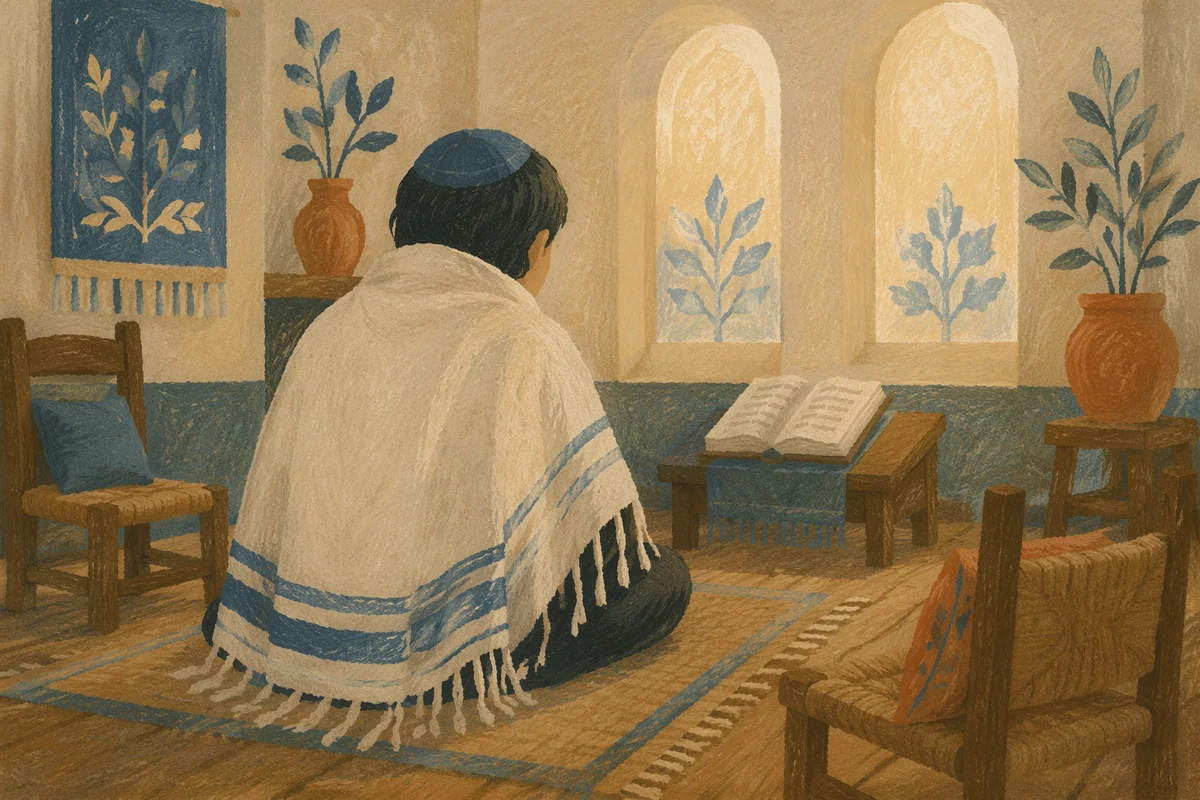 Tallit Prayer in Korean Church Dawn