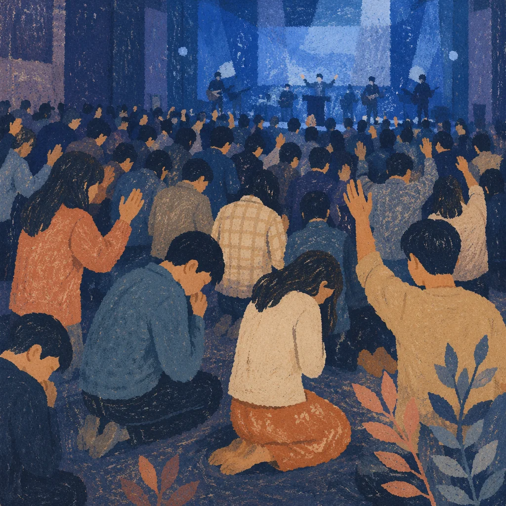 Fervent Korean Revival Prayer Meeting