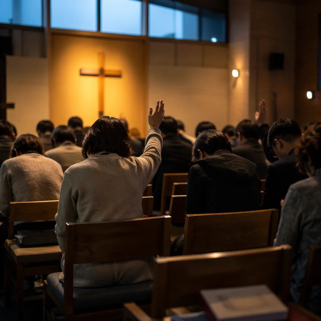 Dawn Revival Prayer in Korean Church