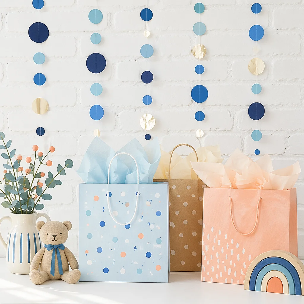Pastel Baby Shower Gift Display Decor