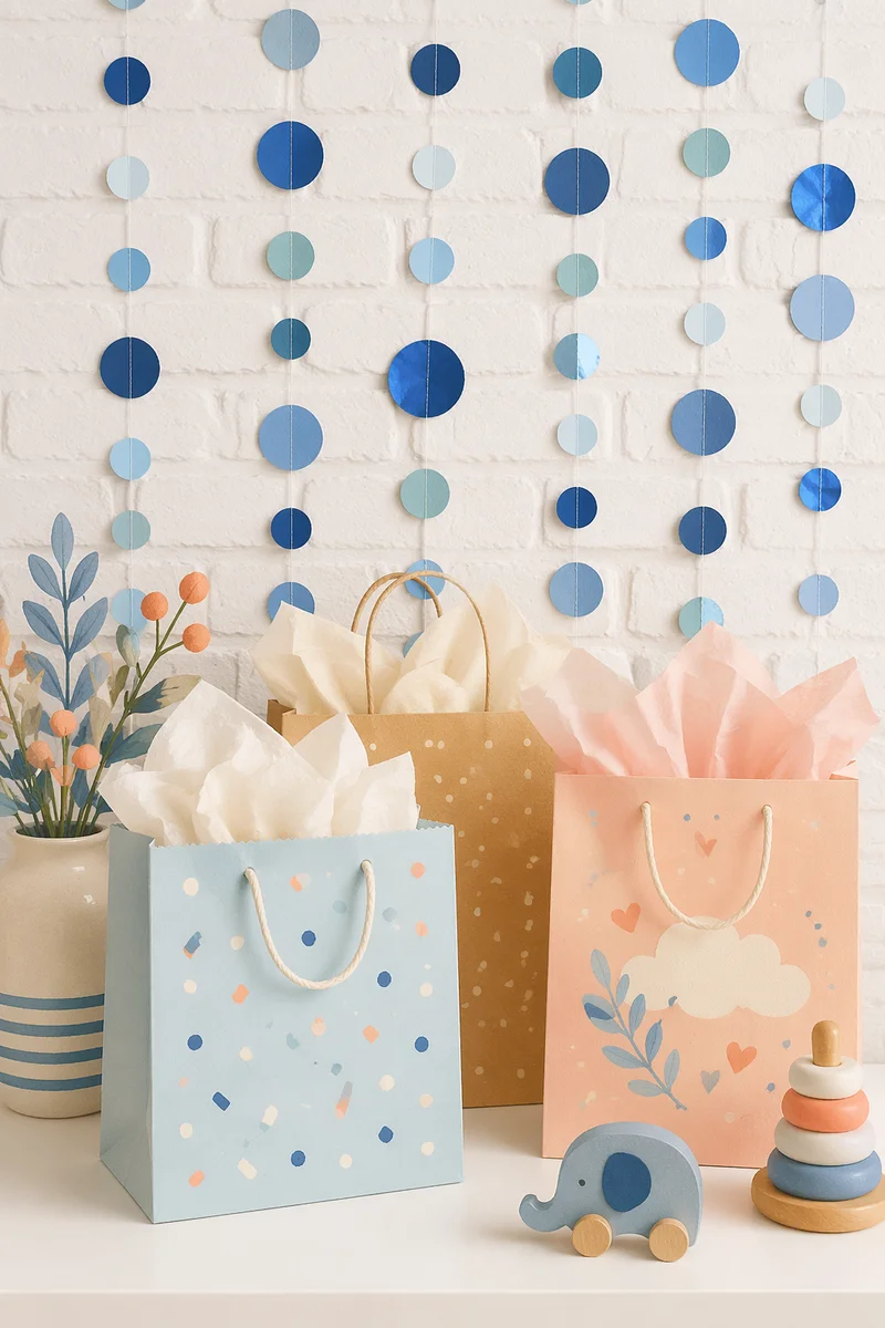 Pastel Baby Shower Gift Table Display