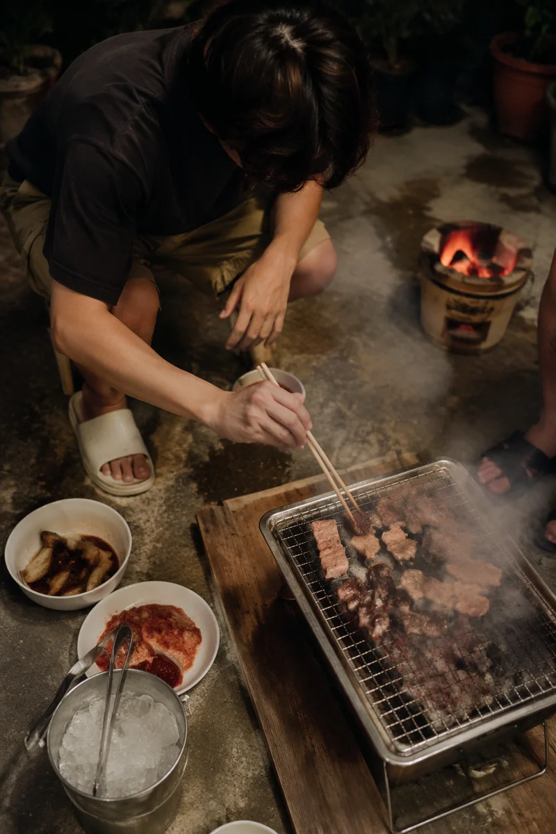 Intimate Summer Backyard Barbecue Gathering