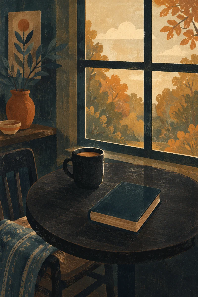 Morning Devotion with Bible and Coffee