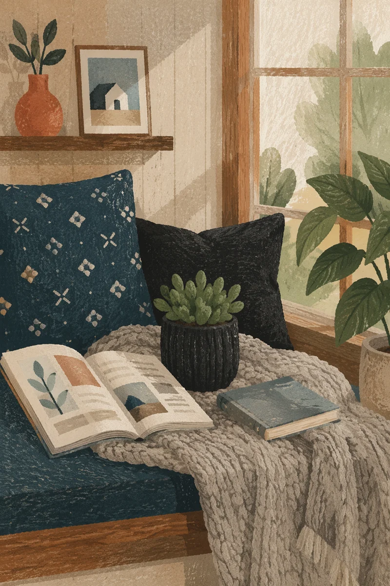 Cozy Window Seat Reading Nook