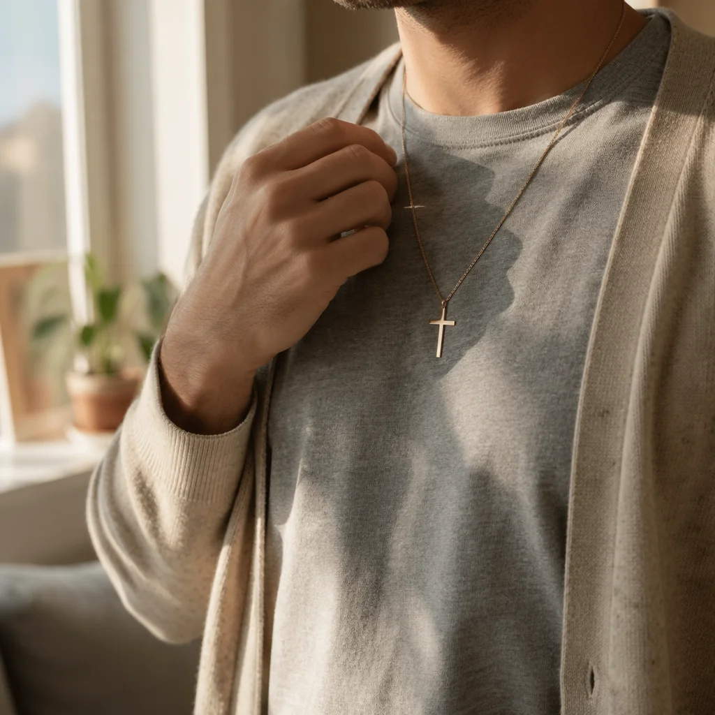 Cross Pendant Necklace in Casual Lifestyle