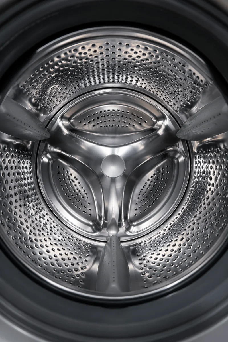 Inside Washing Machine Drum Close-Up