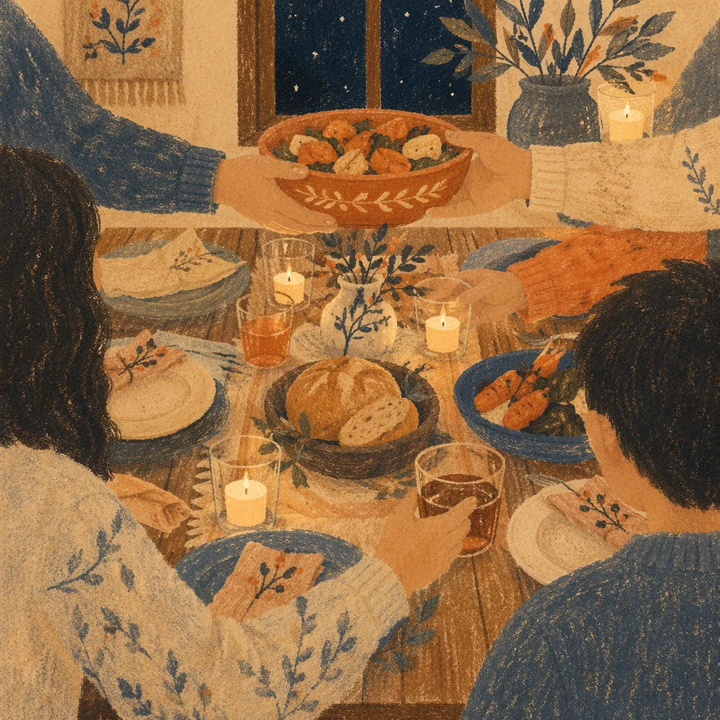 Candlelit Family Dinner of Gratitude