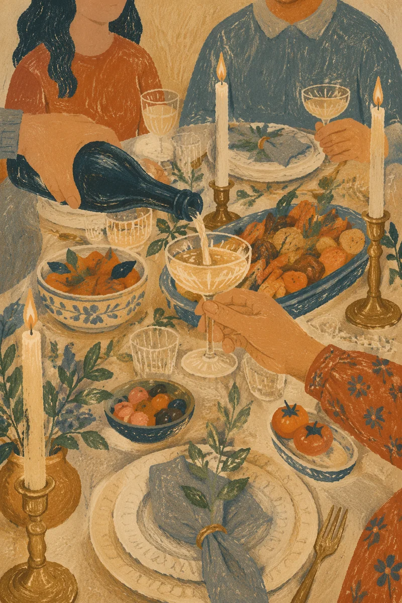 Candlelit Family Dinner of Gratitude