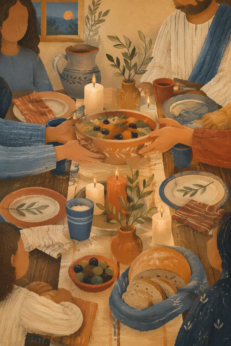 Candlelit Family Dinner of Gratitude