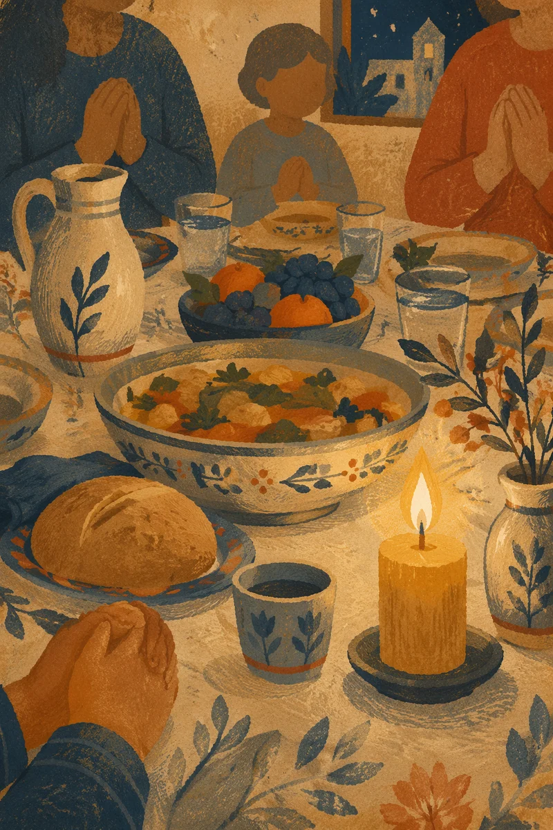 Candlelit Family Dinner of Gratitude