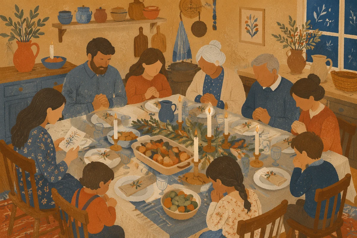 Candlelit Family Dinner of Gratitude