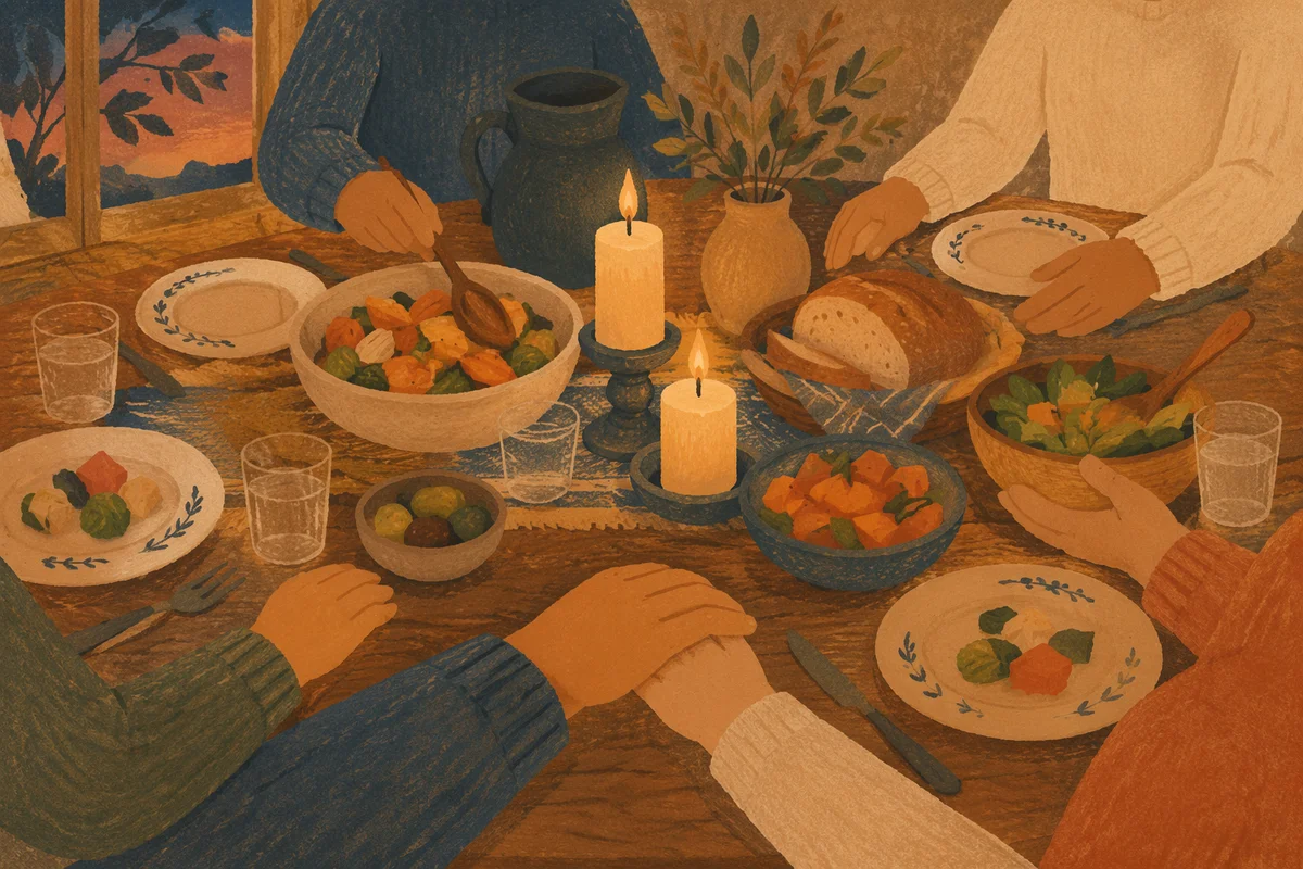 Candlelit Family Dinner of Gratitude