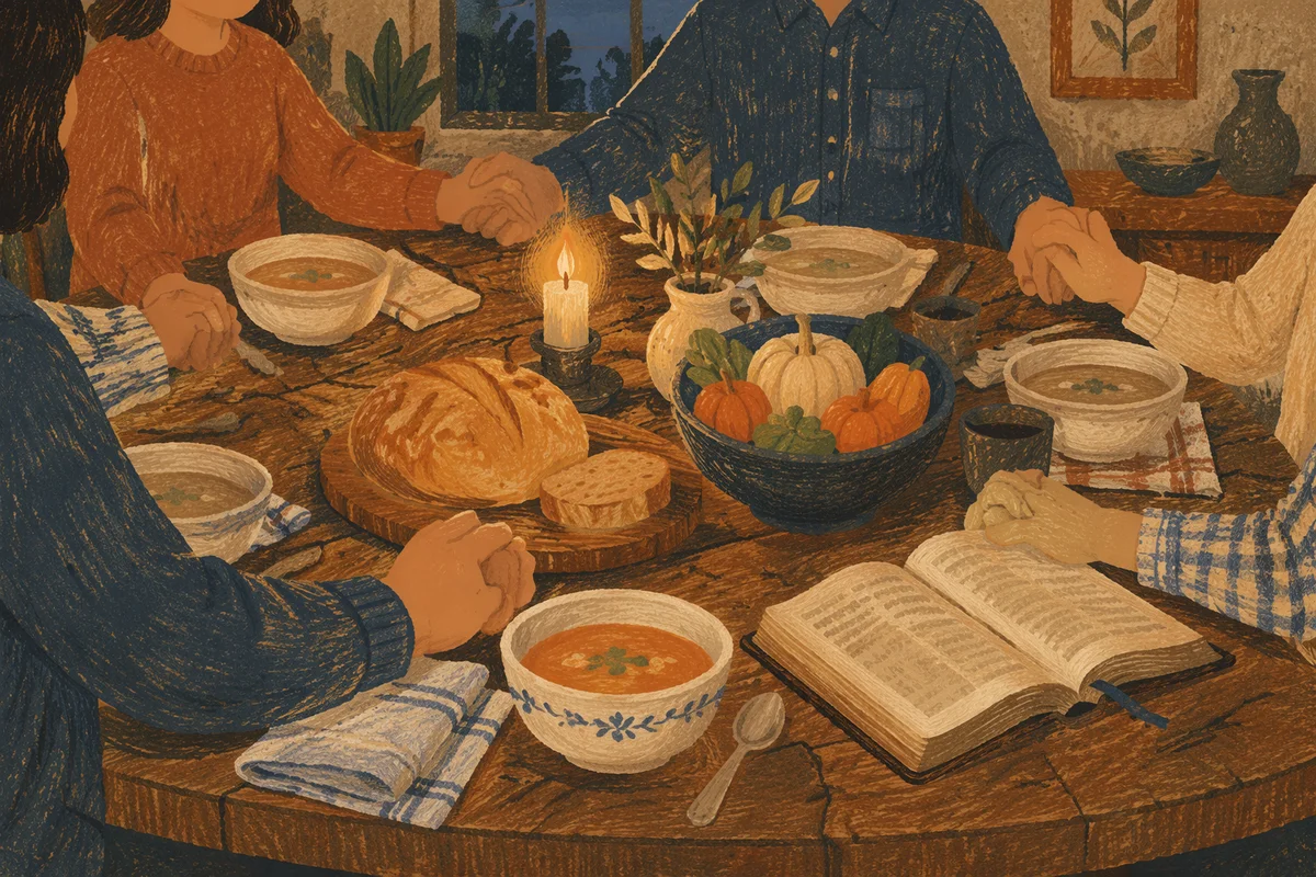 Candlelit Family Gratitude Dinner