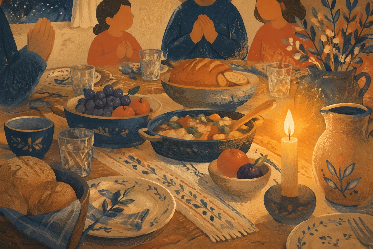 Candlelit Family Dinner of Gratitude