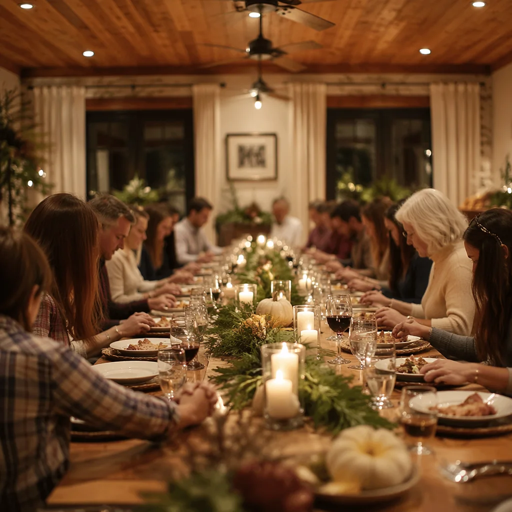 Candlelit Family Dinner of Gratitude