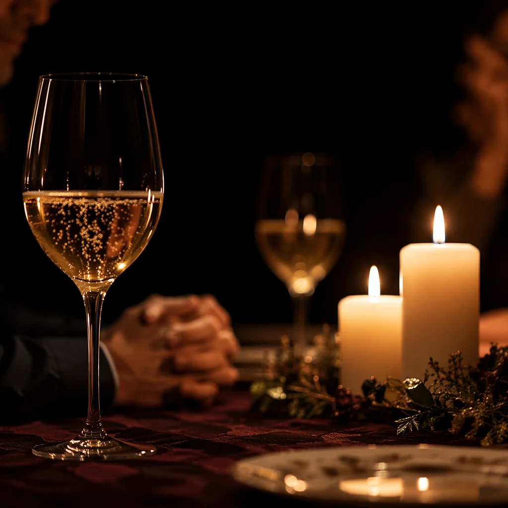 Candlelit Family Dinner Gratitude Moment