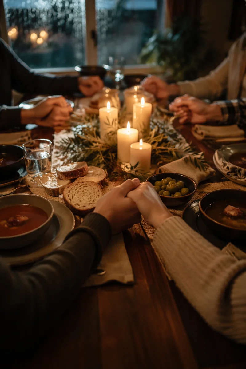 Candlelit Family Dinner of Gratitude