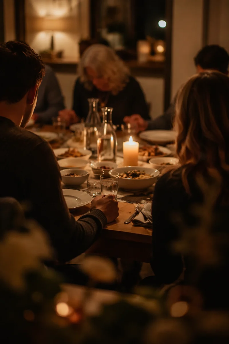 Candlelit Family Dinner of Gratitude
