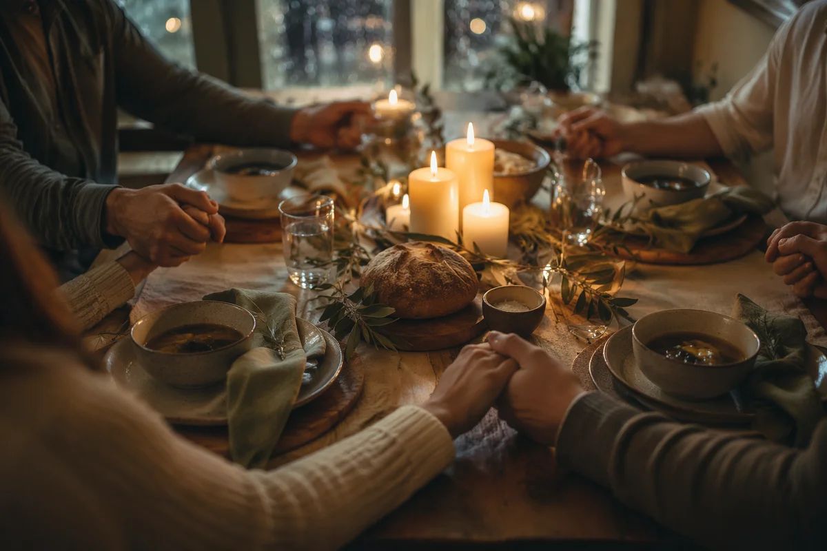 Candlelit Family Dinner of Gratitude