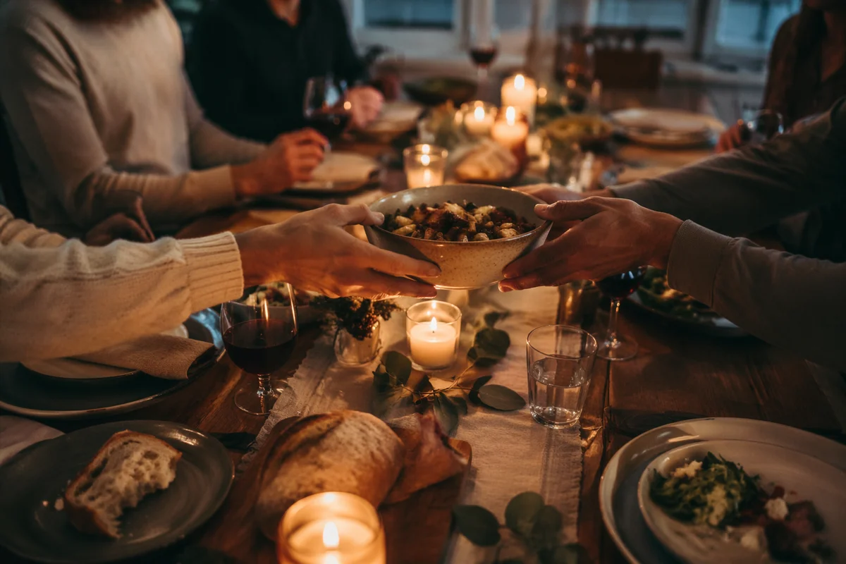 Candlelit Family Dinner of Gratitude