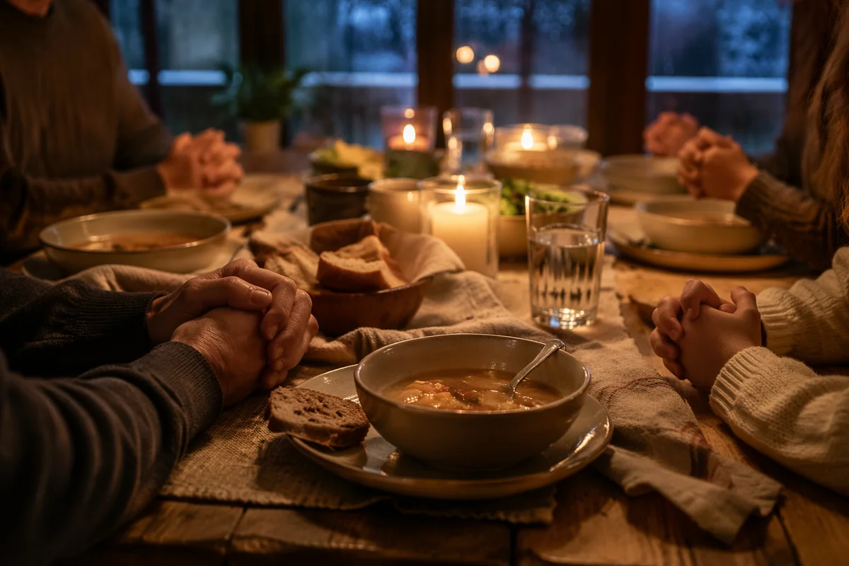 Candlelit Family Dinner of Gratitude