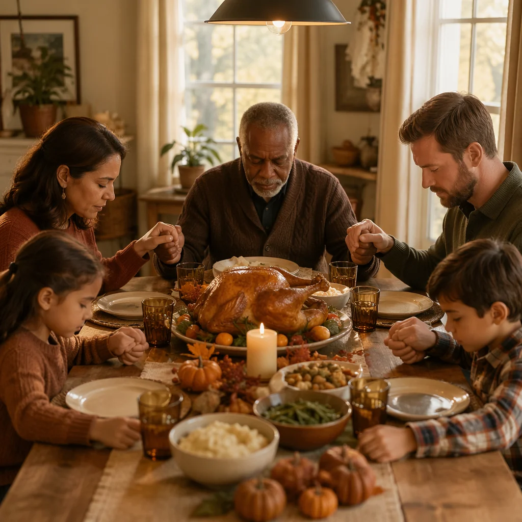 Family Prayer Before Thanksgiving Dinner
