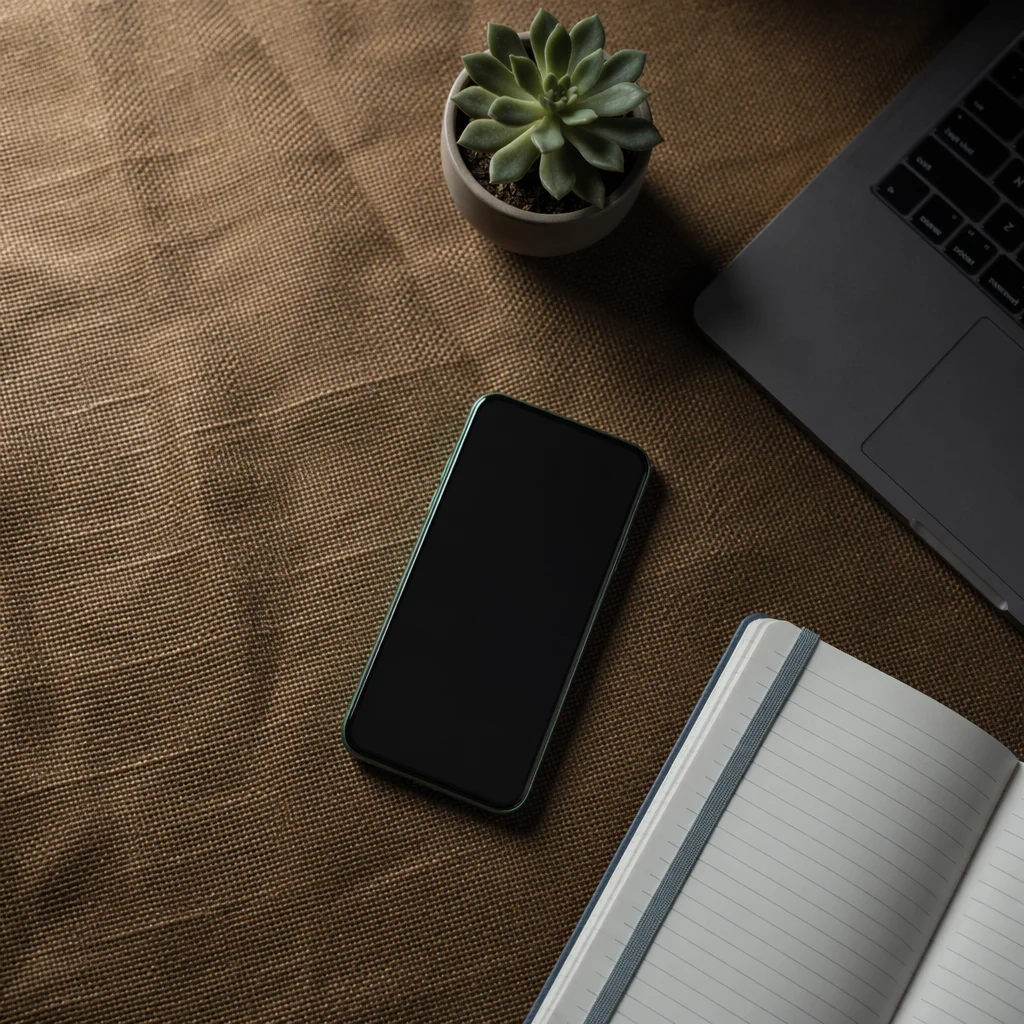 Calm Flat Lay Home Workspace