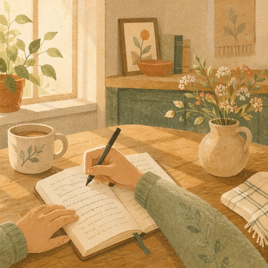 Quiet Morning Prayer Journal Writing
