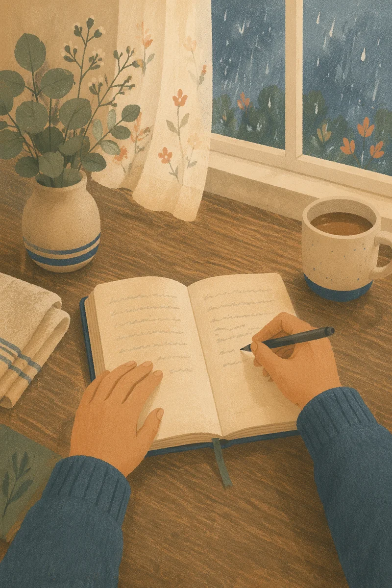 Quiet Morning Prayer Journal Writing
