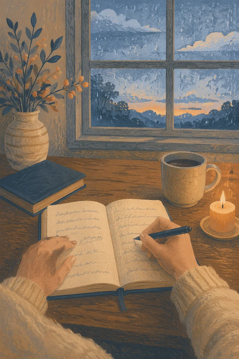 Quiet Dawn Prayer Journal Writing