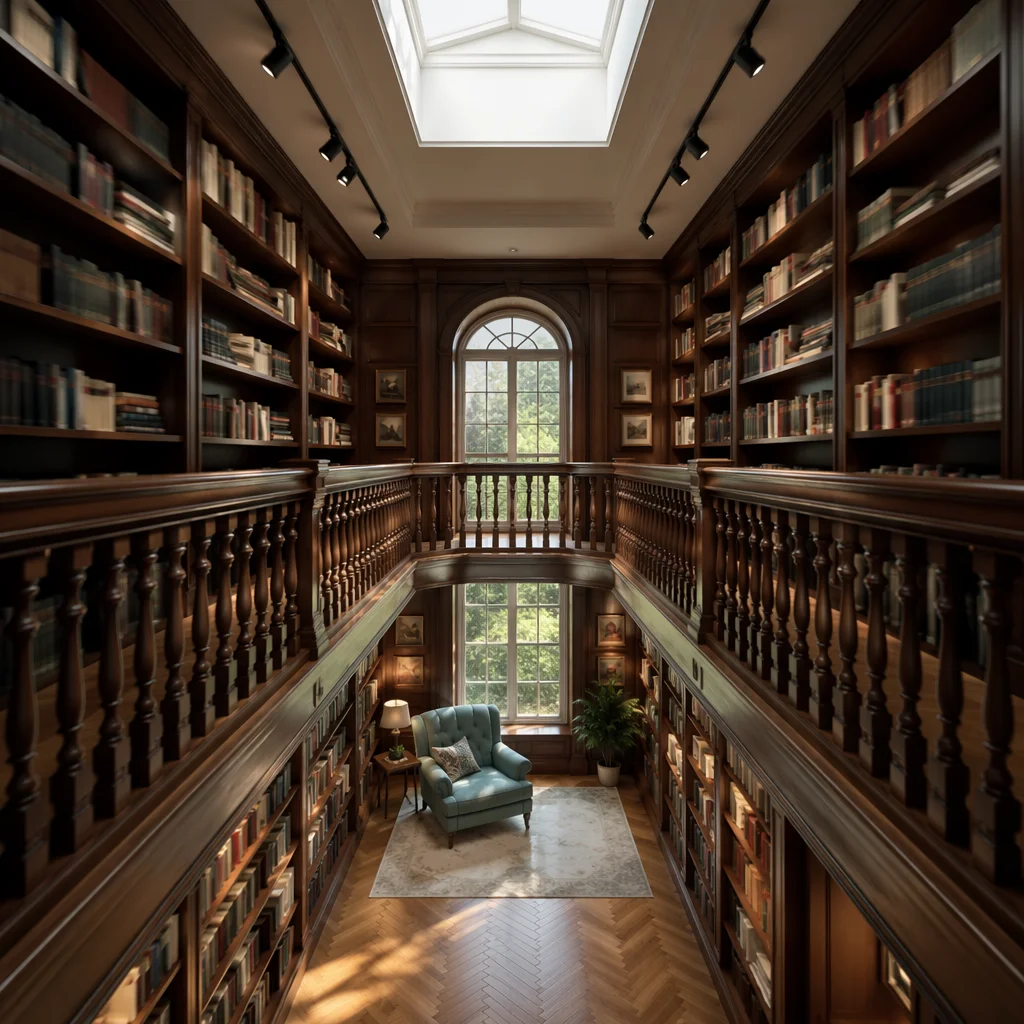 Elegant Home Library Reading Corner