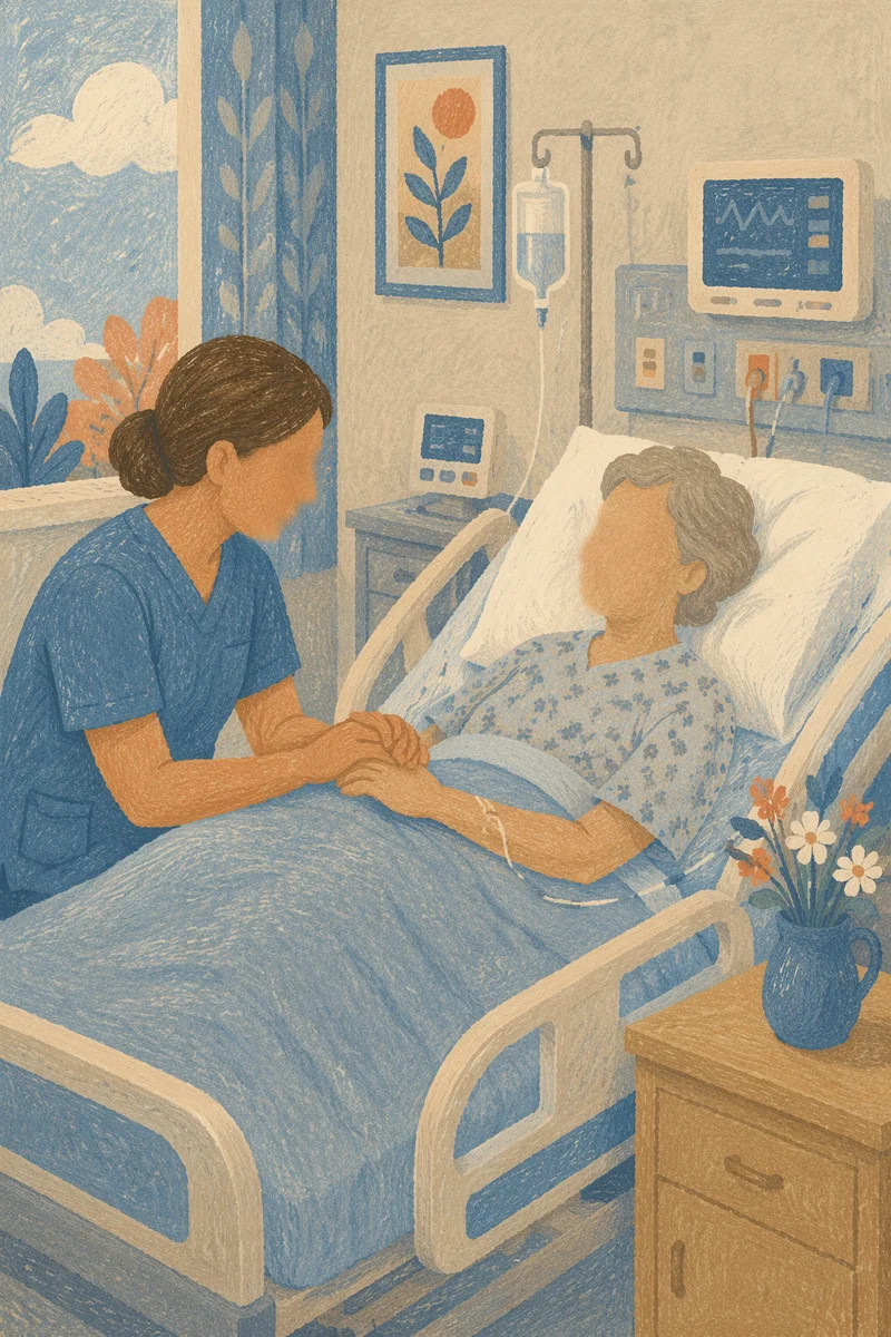 Compassionate Bedside Prayer in Hospital Room