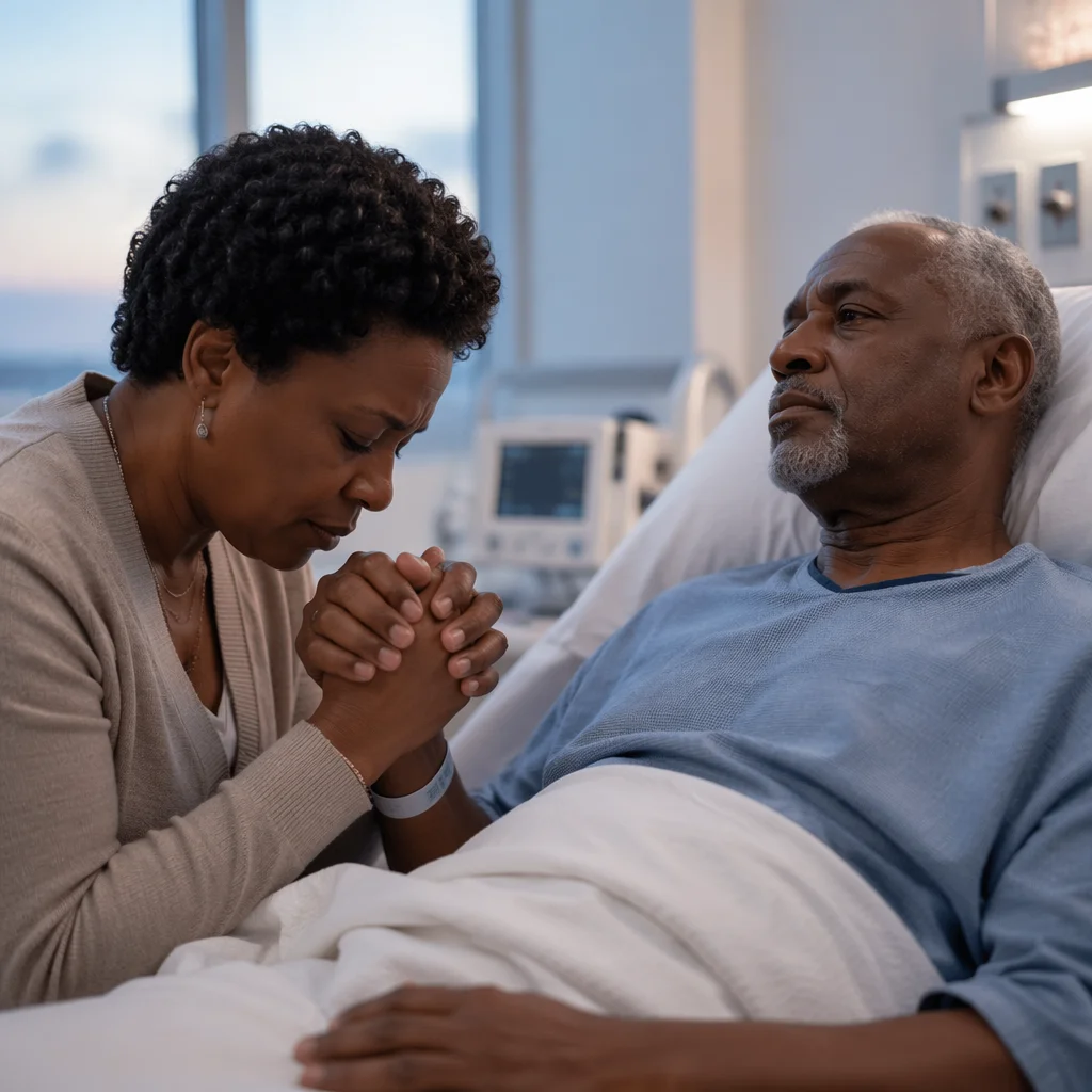 Bedside Prayer in a Quiet Hospital Room