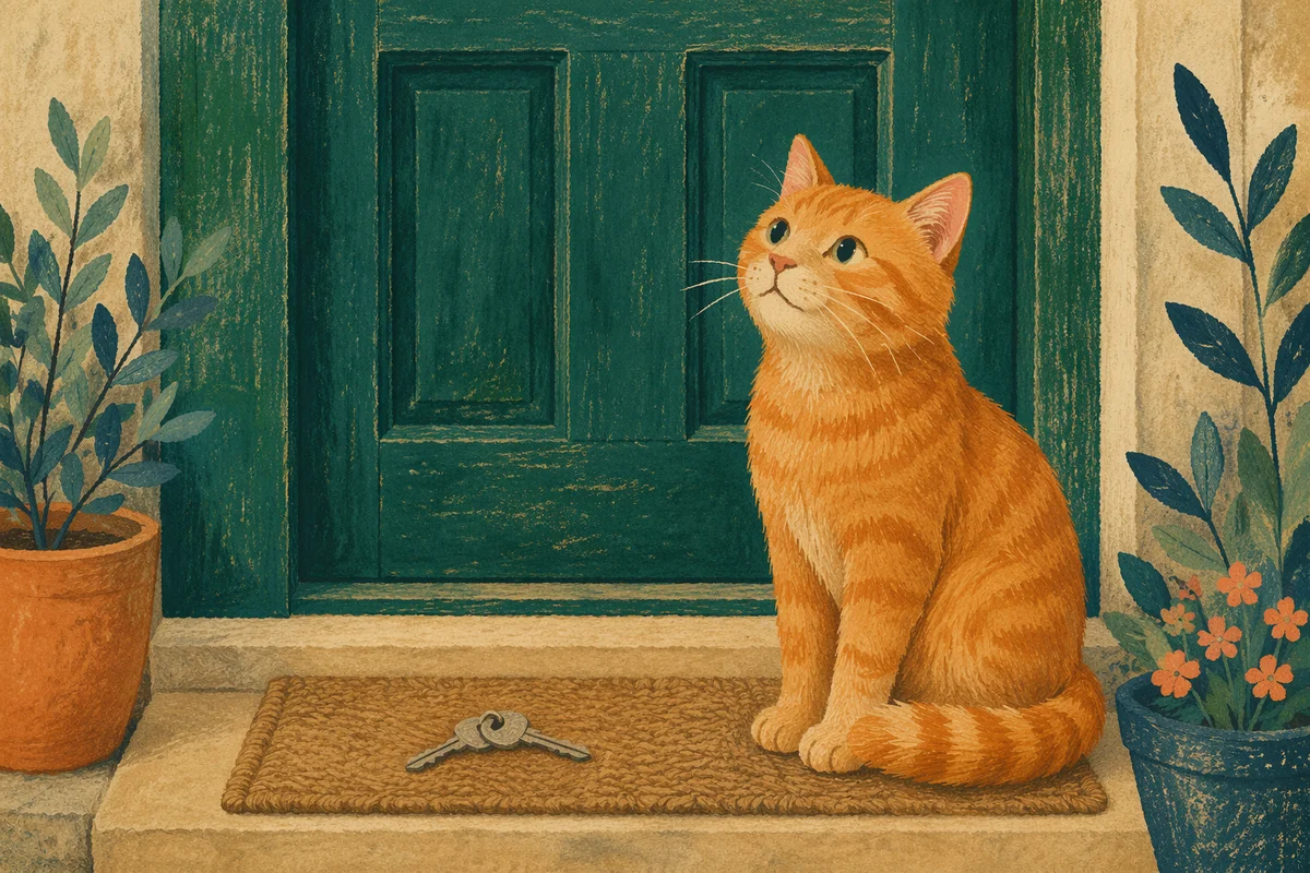 Tabby Cat by New Home Keys