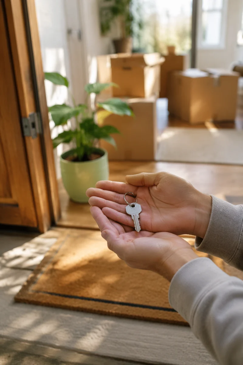 New Home Keys at Welcoming Doorstep