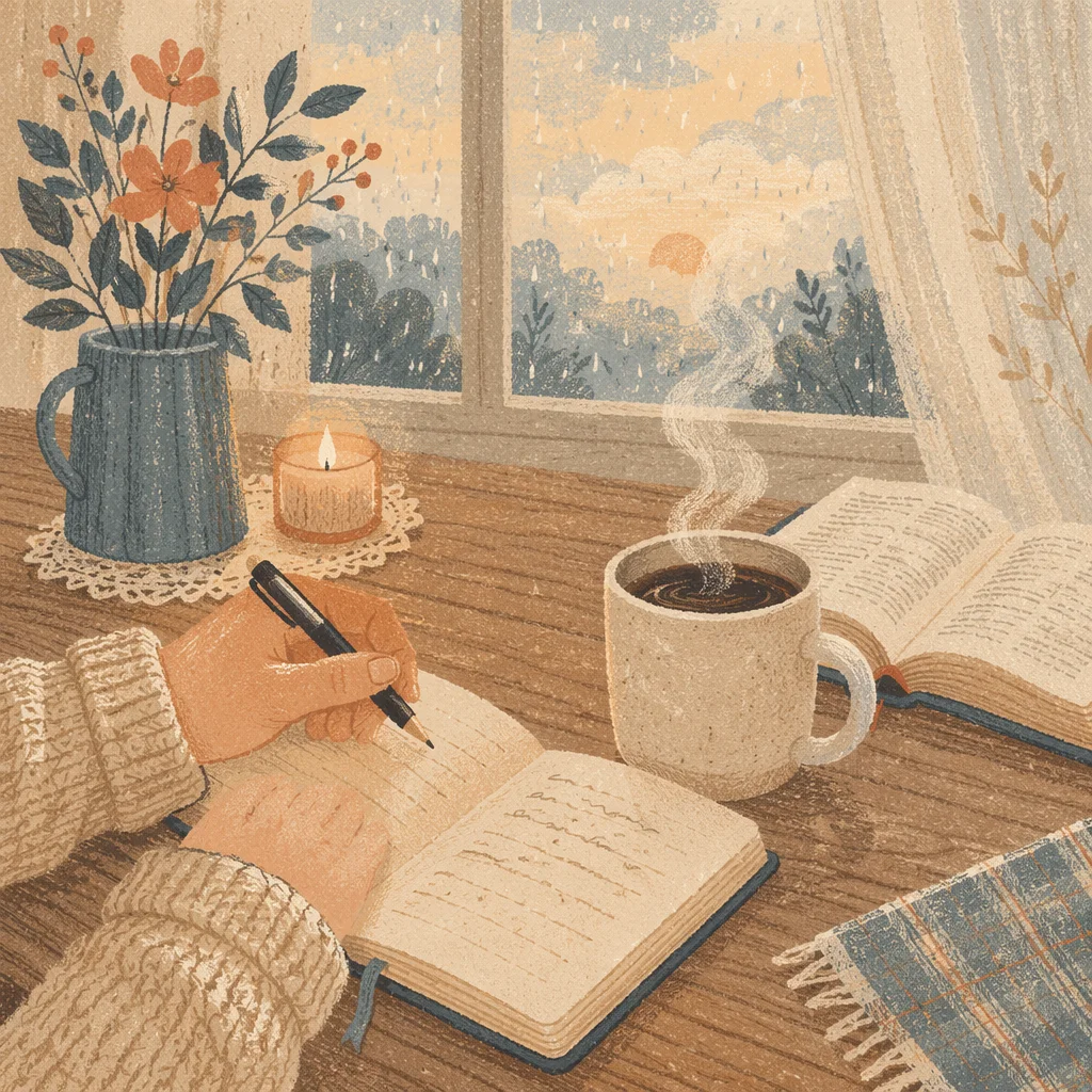 Morning Coffee Journaling Quiet Time