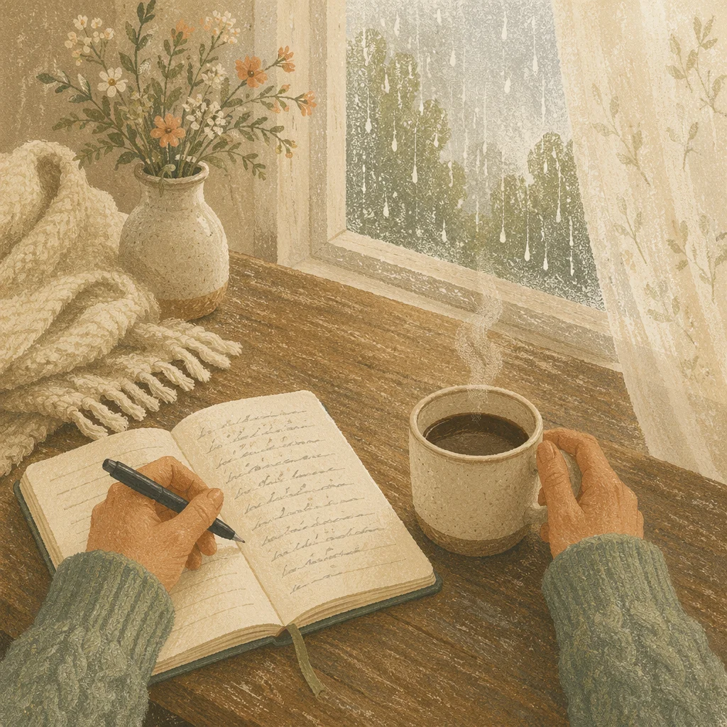 Quiet Morning Journaling with Coffee